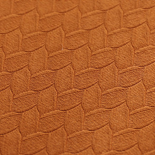 Scandinave Basketweave Texturé Caramel Terracotta Velvet Blackout Rideaux