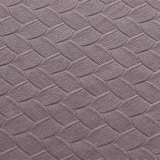 Scandinave Basketweave Pastel texturé Purple Lavande Velvet Rideaux Noirs