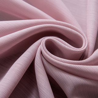 Sundance Texturé Rose rayé Rideau Semi Sheer