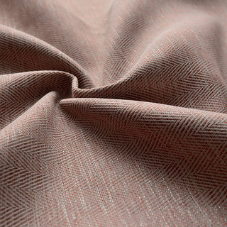 Blackout Zigzag Twill Mocha Rideau de couleur