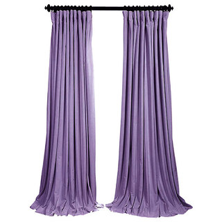 Rideaux de velours de lavande pourpre 6