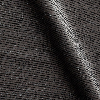 Metallic Fantasy Subtle Texturé rayé Scintillant Off Rideau de charbon noir 8