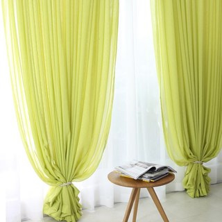 Lime vert Lime vert Rideau voilé de luxe
