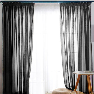 Smarties Rideau de voile noir doux 4