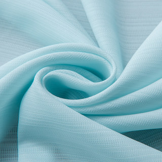 Sundance Textured bleu clair semi-sheer Rideau