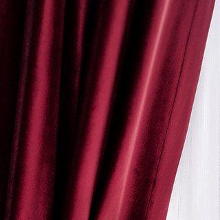 Premium Roses et vin Bourgogne Rideau rouge de velours 6