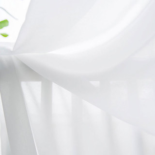 Soft Breeze Coconut White Sheer Voile Rideau - L'essence du design de la nature 13