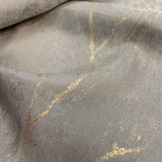 Succursales en or Rideau gris Jacquard de luxe 3