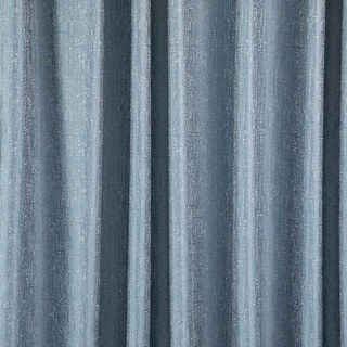 Metallic Fantasy Subtle Texturé rayé Scintillant Haze Bleu Rideau 6