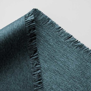 Vallée du pin Rideau noir bleu denim 9