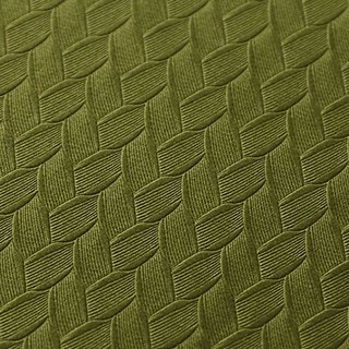 Scandinave Basketweave Textured Olive Green Velvet Blackout Rideaux