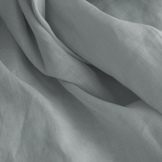 Wabi Sabi Lin pur Lin Gris clair Rideau voilé