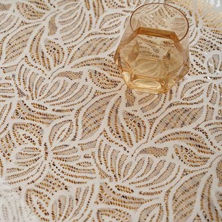 Papillon Blanc d'Ivoire Dentelle Net Rideau 6