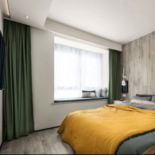 Rideau de velours vert olive Renaissance Premium 5