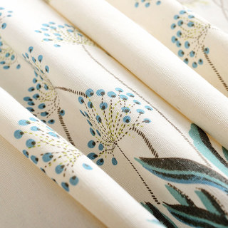 Springfield Turquoise et Green Print Rideaux Floraux 3