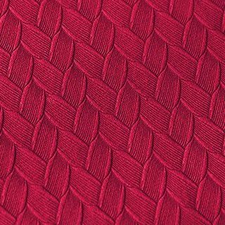 Scandinave Basketweave Rose texturée Rouge Velours Blackout Rideaux