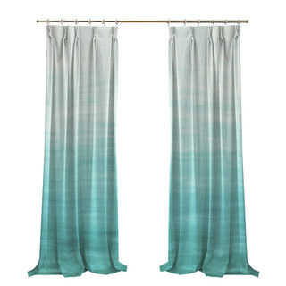 Rivière Moon Aqua Bleu Ombre Rideau de velours 3