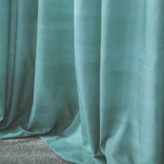 Rivière Moon Aqua Bleu Ombre Rideau de velours 2