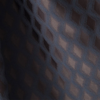 Diamant intemporel Jacquard Bleu & Brun Rideau géométrique 4