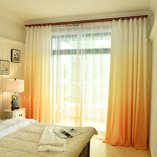 Terres de confiserie Apricot Rideau d'ombre jaune