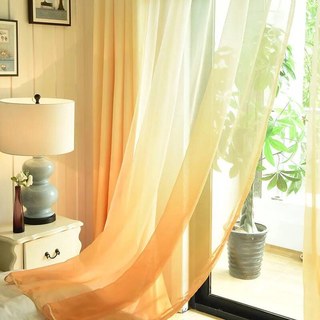 Candy Land Ombre jaune Voile Rideau