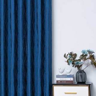 Surf 3D Jacquard Courroie bleue marine à motif d'onde