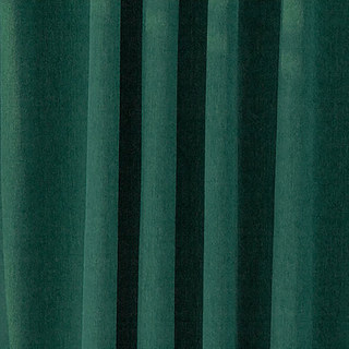 Exquis Matte Luxury Emeraude Forêt Vert Chenille Rideau 3