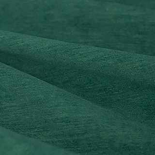 Exquis Matte Luxury Emeraude Forêt Vert Chenille Rideau 4