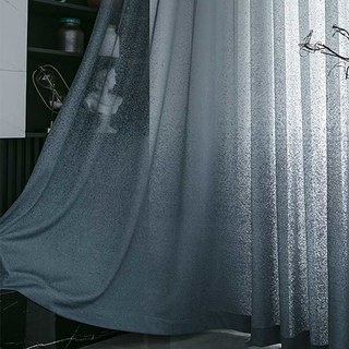 Bleu Haze Ombre Rideau du filet Mesh 5