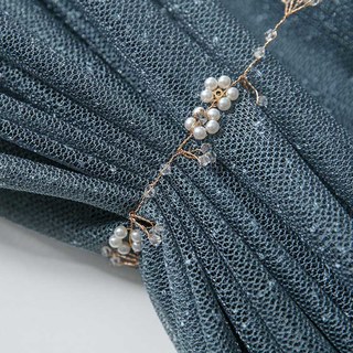 Bleu Haze Ombre Rideau du filet Mesh 6