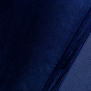 Rideaux de velours bleu marine lustré 7
