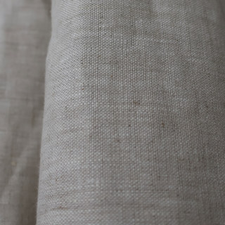 Shabby Chic Oatmeal Couleur naturelle 100% Lin Lin Rideau 6