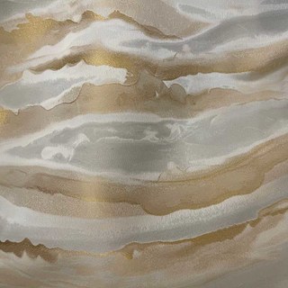Crème Jacquard de luxe en marbre et rideau d'or 3
