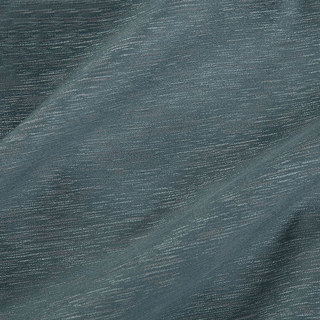 Subtil de la chute d'eau en soie texturée rayée mijotant Haze bleu rideau