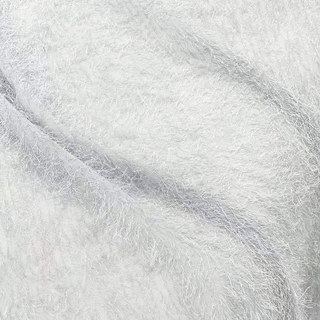 Coudre vers le haut Ivoire blanc Mohair peluche lourd rideau voile 2