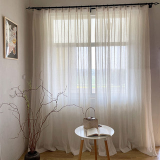 Love Crush Lin Style Crinkle Voile Rideau