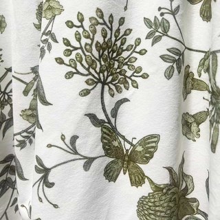 Rideaux en velours floral Butterfly and Bloom Sauge Vert Olive 6