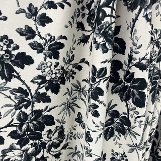 Nuit d'été Rideaux de velours noir et blanc 5