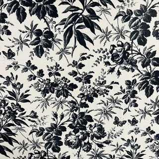 Nuit d'été Rideaux de velours noir et blanc