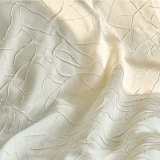 Les mélodies de la nature Branches et feuilles Crème d'ivoire Rideau voilé 5