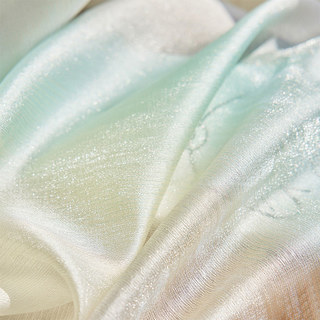 Paris Cascade Shimmering Vert Lilac Or Ombre Voile Rideau 6