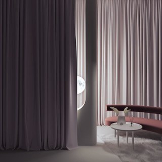 Rideau de velours parisien violet premium 2