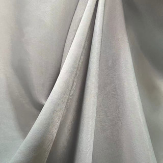 Rideau voilé gris cendre satiné 6
