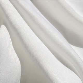 Satiné Touch Blanc Ivoire Rideau voilé 4