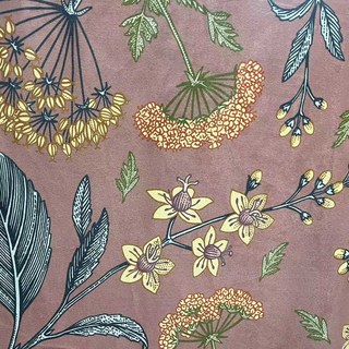Fleurs sauvages Whispers Brun Velvet Rideaux Floraux 6