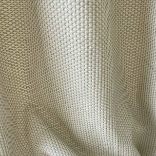 Panier Tissé Bonheur Rideaux Mélange Coton Lin Beige Crème 2