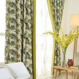 Leafy Whispers Lin Style Green Palm Floral Rideau 2