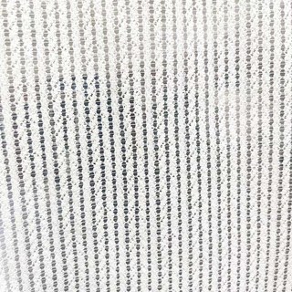 En pierre de lune blanc texturé rayé Rideau voilé 9