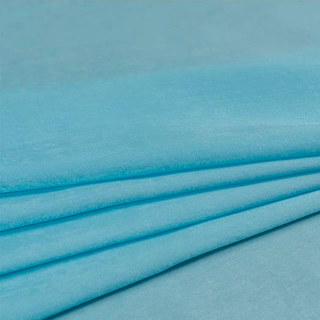 Touche satinée Rideau voilé bleu bébé 5
