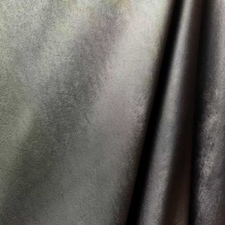 Touche satinée Gris foncé Rideau voilé